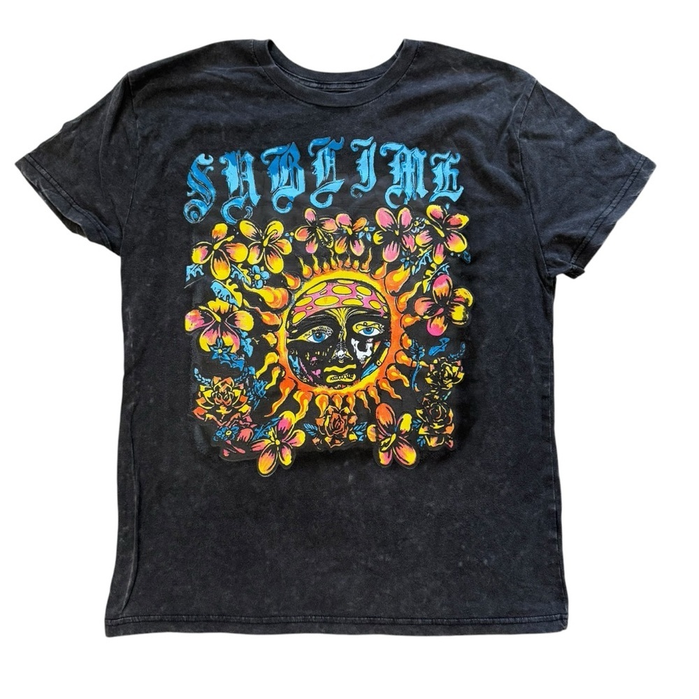 Sublime Graphic T-Shirt - Black with Colorful Design